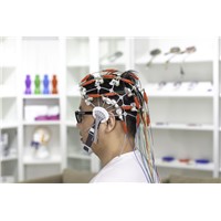 EEG Cap - Silicone Strip New Elastic Mesh Cap, Bridge Electrode &amp;amp; Crocodile Clamp Electrode, for Easy Positioning