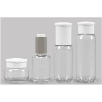 Manufacturer High Quality Cosmetic Oil Lotion Toner Package 50ml Porcelain PETG Dropper Bottle