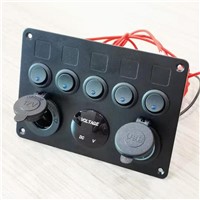 Fashion OEM Automobile Switch Combination Panel for Car Marine Boat Bus