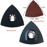 Oscillating Multitool Triangular Sanding Pad for Grinding