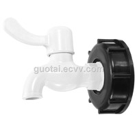 2&amp;quot; S60x6 IBC Water Tank Garden Hose Adapter Fittings with Switch / IBC Faucet Tap Spigot