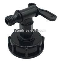 IBC Tap DN50 2 Inch IBC Tote Tank Adapter Cap with 3/4&amp;quot; Tap Outlet Faucet