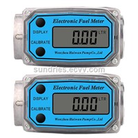 Digital Pulser Turbine Flow Meter with High Precision for Oil Diesel Fuel Water Electronic Flowmeter with LCD Display