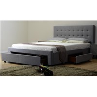 Classic Platform Bed with Drawers