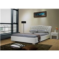 Upholstered Panel Bed Base Diamond Tufted Bed