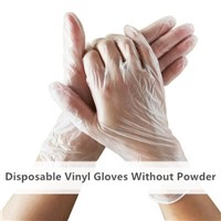 Disposable Vinyl Powder-Free Gloves with CE &amp; FDA