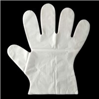 Compostable Food Prep Gloves Disposable Latex-Free Gloves Made of Plant-Based PLA Medium Eco-Friendly