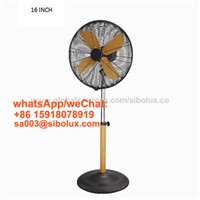 16 Inch Electric Metal Vintage Stand Fan/16&amp;quot; Standing Fan for Home &amp;amp; Office Appliances with 3 Speeds Setting