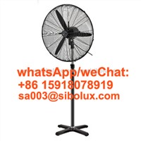 26inch 30 Inch Metal Industrial Pedestal Standing Fan/Electric Stand Oscillating Fan with 3 Speeds Setting