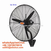 26 30 Inch Electric Industrial Wall Fan/30&amp;quot; Metal Wall Mounted Oscillating Fan with 3 Speeds Setting/Ventilador De Pared