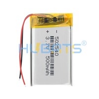 Hubats 502540 500mAh 3.7v Lithium Polymer Li-Po Rechargeable Battery with PCB for MP3 MP4 MP5 GPS Smart Watch Vedio Game