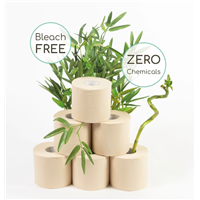 Unbleached Bamboo Toilet Paper Sustainable Source Made