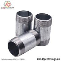 Galvanized Malleable Iron Nipple ASTM A106 / Carbon Steel Barrel Nipple