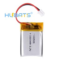 Hubats 102535 1000mAh 3.7V Li-Polymer Li-Ion Battery for GPS PSP MP3 Speaker DIY PAD Power LED Bluet