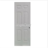 6 Panel Steel Door with PU China