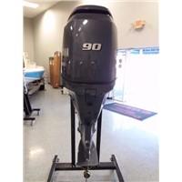 Used Yamaha, 90 HP 4-Stroke Outboard Motor Engine