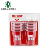 16OZ Beer Solo Plastic Cups &amp;amp; Balls Beer Pong Game Set Plastic Cup Set
