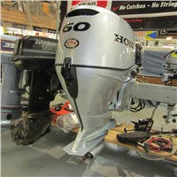 Used Honda, 60 HP 4-Stroke Outboard Motor Engine