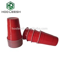 16OZ Disposable Plastic Solo Cup Party Red Beer Pong Cups