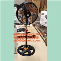 18 Inch Electric Plastic Standing Fan with Round Holes Base