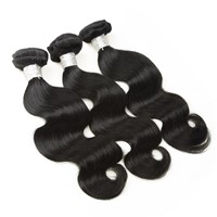 Cheap Human Hair Extension Raw Indian Hair Bundles, Remy Natural Color Body Wave