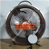 Sibolux 10 Inch Retro Metal Box Table Fan /High Velocity Cooling Fan