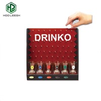 Drinking Party Funny Drinko Colored Dropping Chips Bar Shot Game with 6 Wine Glasses Party Games