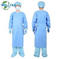 Disposable Surgical Gown, AAMI LEVEL 2 Disposable Gowns Medical Gown, Hospital Gowns