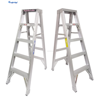 Household Compact A Shape Portable Flexible Aluminum Folding Double Side Light Step Ladder