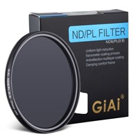 GiAi 3 Stop Light Reduction ND8 &amp;amp; CPL Filter 2in1 77mm Camera ND Filter