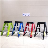 Insulated Fiberglass Step Stool Baby Ladder with Plastic Top