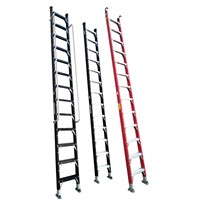 Red Color Full Insulation Fiberglass Straight Ladder