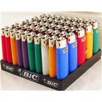 Bic Classic Full Size Disposable Cigarette Lighters, Assorted Colors 50 Pack