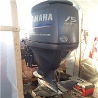 Used Yamaha 75 HP 4-Stroke Outboard Motor