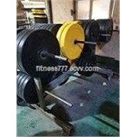 Rubber Barbell Sheet, Fitness Counterweight Plate, Weightlifting Barbell Plates