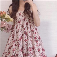 Casual Fashion Pink Dressess for Summer Girl
