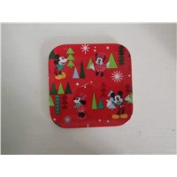 Melamine Dishes Christmas Design Square Dishes 6&amp;quot; Tray