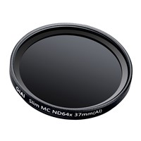 GiAi 37mm Camera ND Filter Neutral Density Filter ND64 for Camera Lens