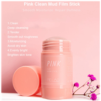 Pink Clay Mask Stick Facial Moisturizing