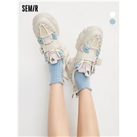 Semir Daddy Spring 2021 Ladies Casual Platform Shoes Heighten Versatile Fashion Shoes For Ladies