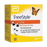 FeeeStyle Lite Blood Glucose Test Strips, 50 Count