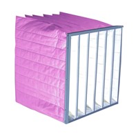 Bag Air Filter with Synthetic Fiber for Clean Room Purifying