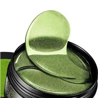 BEILA Gold Collagen Eye Mask Seaweed Green Algae Patches for Dark Circle Hydrating Eye Pad Anti-Wrinkles Nourishing