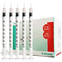 U40 Disposable Sterile Insulin Syringe Pen 1ml Diabetes Needle Device Needle Tube
