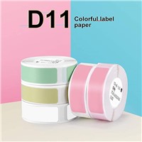 Peedii Colorful Thermal Printer Paper, Label Sticker Paper for D11 Label Maker