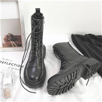 Soft Leather Martin Boots Summer Thin Female British Style All-Match Short Boots INS Tide In 2021 New