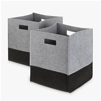 Environment-Friendly Material Can Be Folded, Custom Polyester Felt Storage Basket