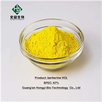 Factory Supply Berberine HCl 98% CAS 633-65-8
