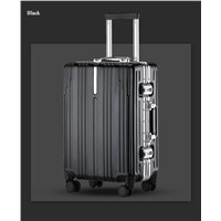 New Aluminium Alloy Drawbar Luggage Hardside Rolling Trolley Luggage Suitcase 20'' Carry on Luggage 22''24''26'' Checked