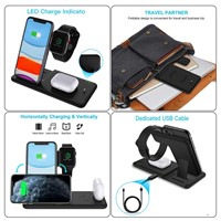 the Top 15W Qi Fastest Wireless Charger Stand Foldable Charging Dock Station